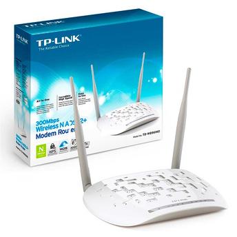 Modem ADSL2 + Roteador Wi-fi TP-link N300Mbps