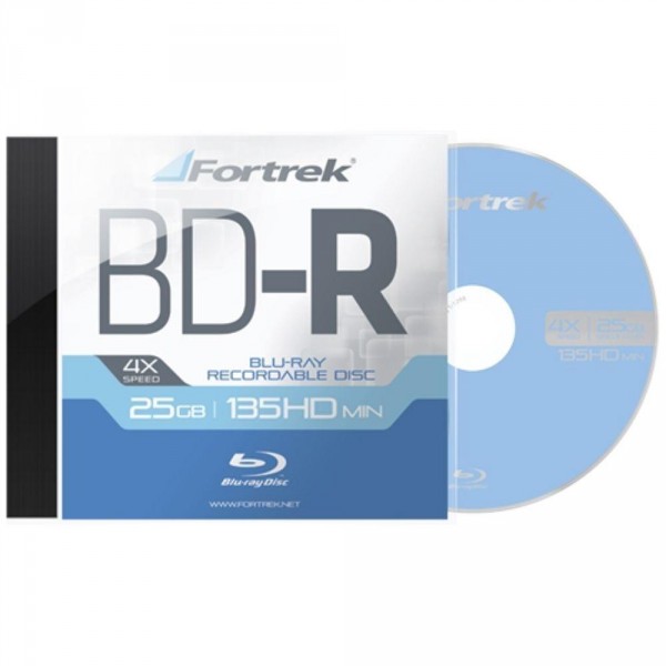 Midia DVD Blu-Ray Fortrek 25GB