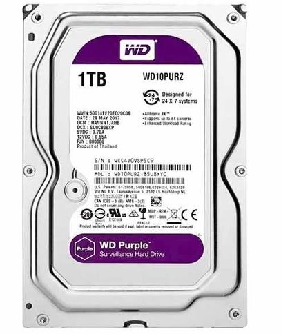HD 1TB Sata III Purple (PC e DVR)